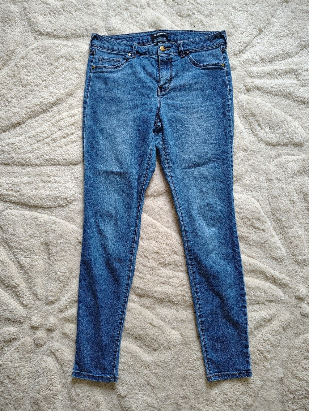 d.jeans Women’s Size 12 Classic Blue Skinny Jeans